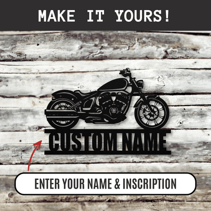 Personalized - Custom Name Chopper Metal Wall Art