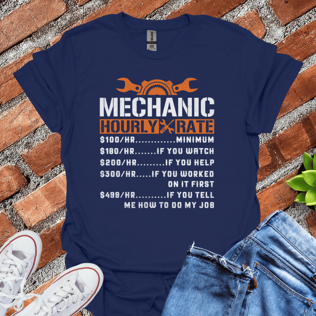 Mechanic Hourly Rate T-Shirt