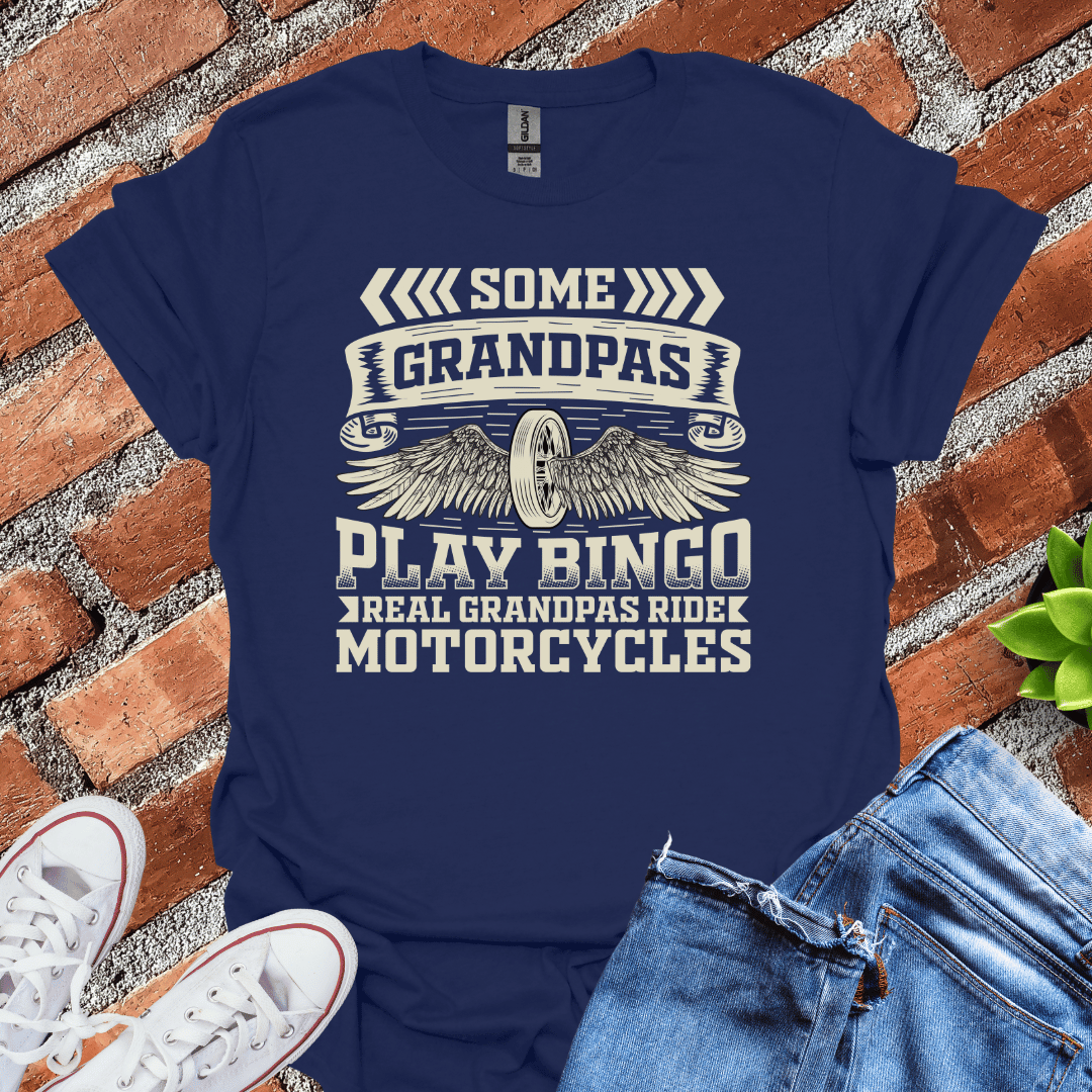 Grandpas Ride Motorcycles T-Shirt