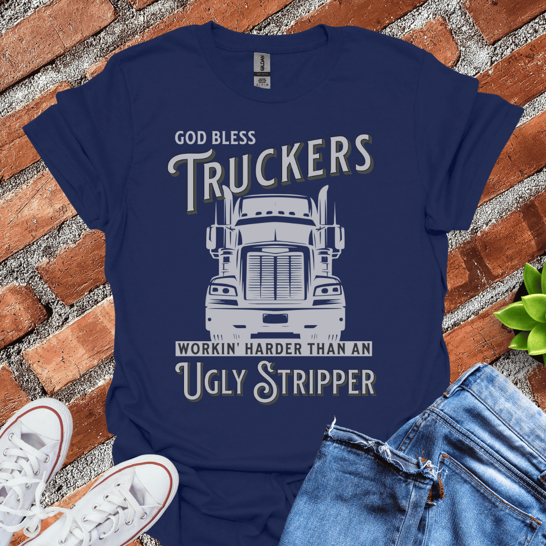 God Bless Truckers T-Shirt