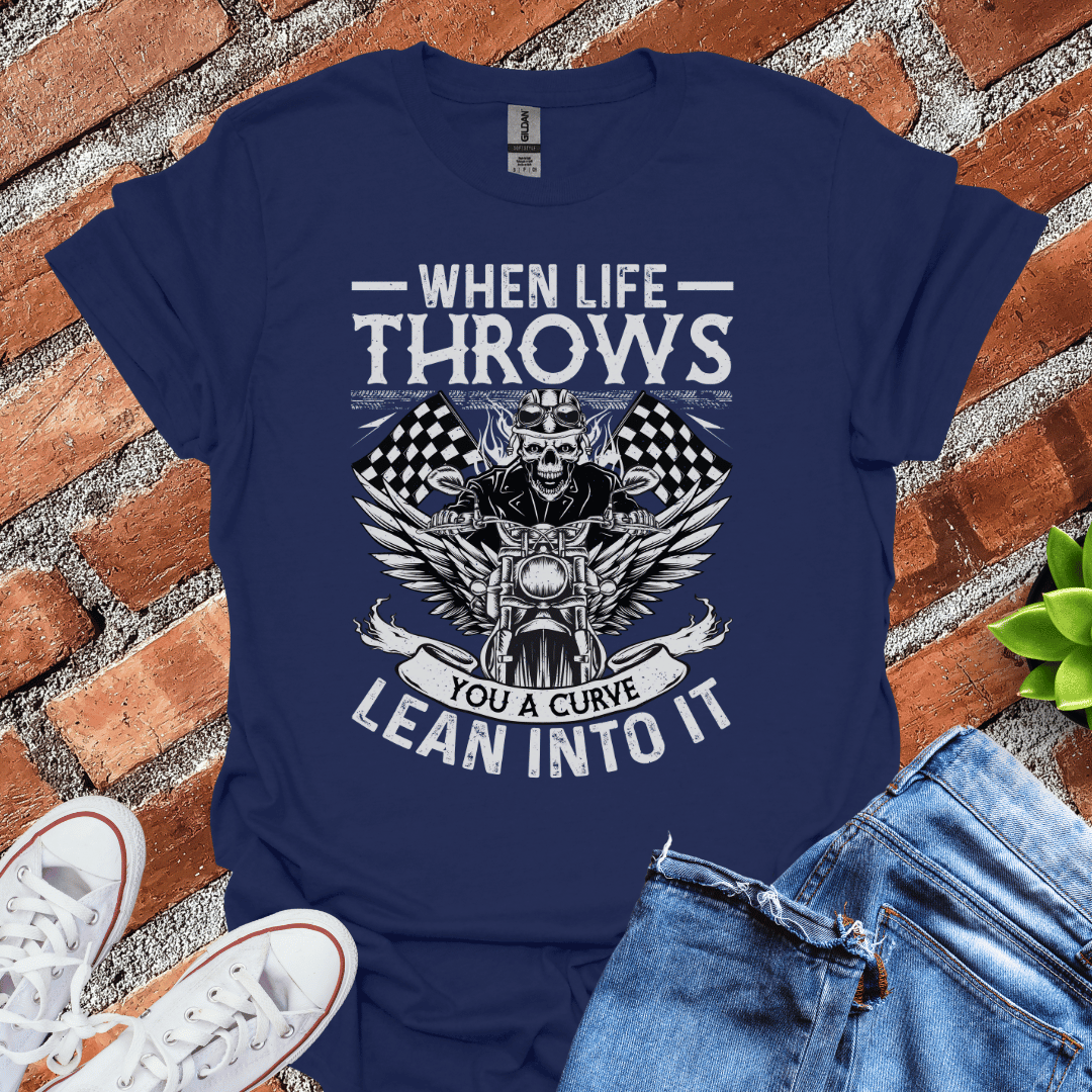 Lean into It (Skull & Wings) T-Shirt