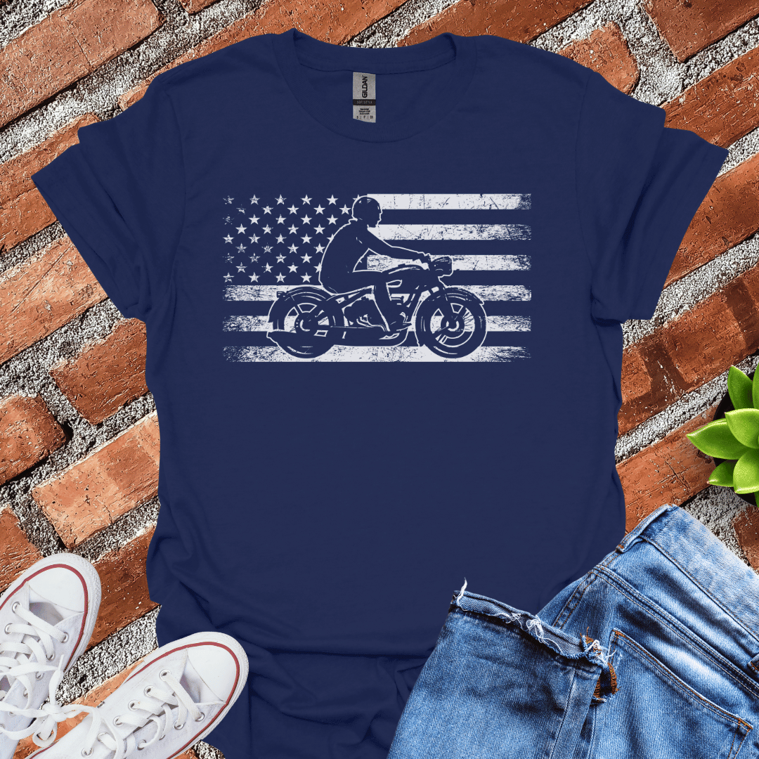 Flag & Chopper T-Shirt