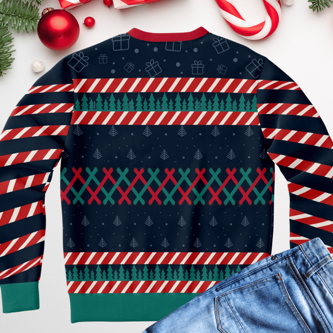 Santa’s Gift Box Ugly Christmas Sweater