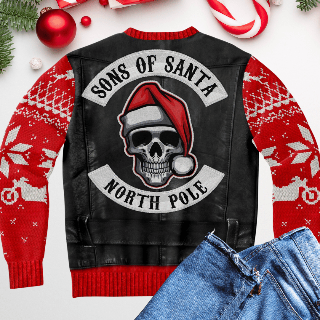 Sons of Santa Ugly Christmas Sweater