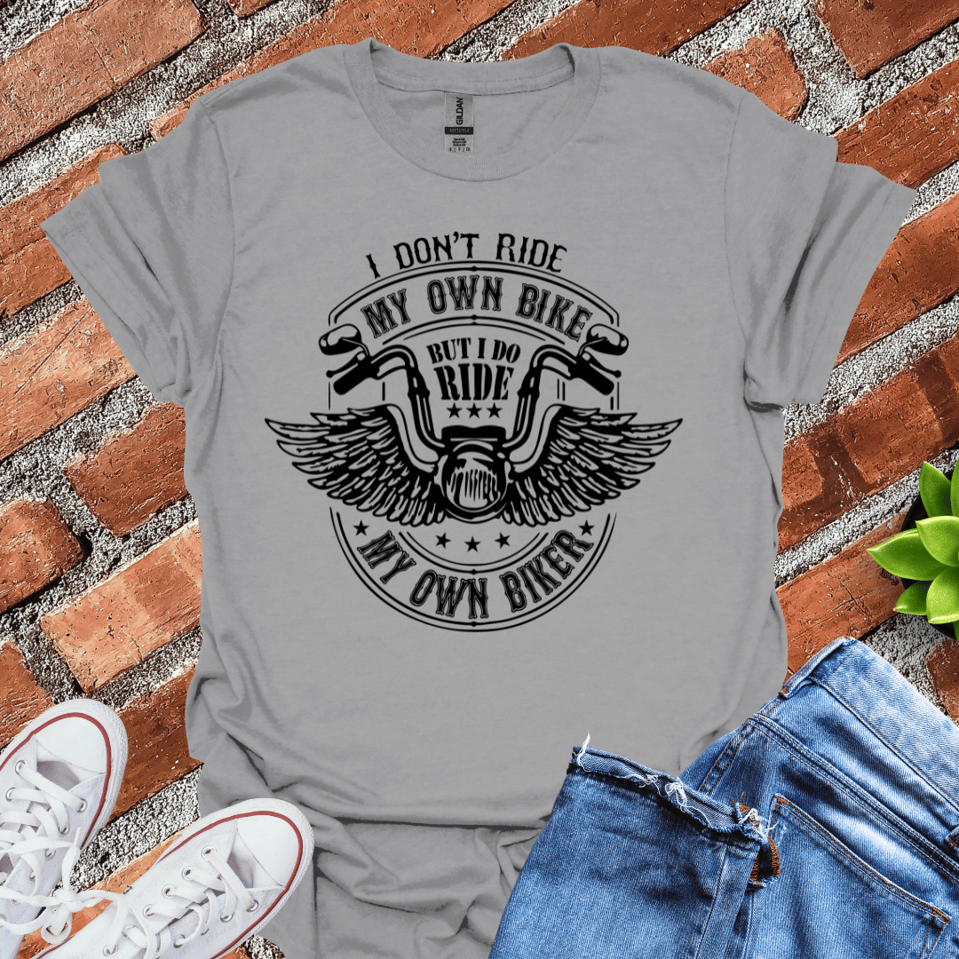 Ride My Own Biker (Wings) T-Shirt