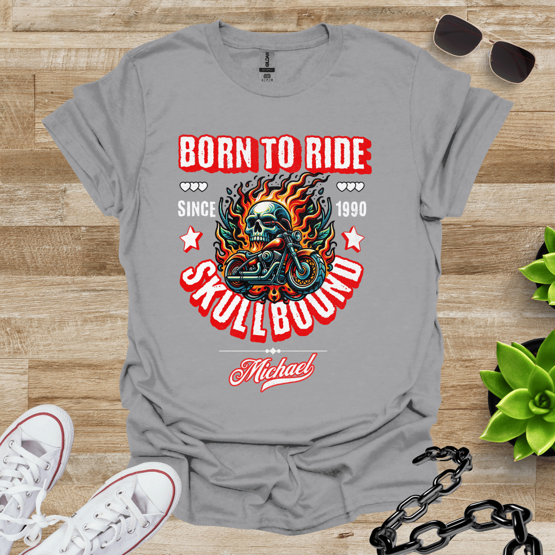 Personalized - Born to Ride T-Shirt