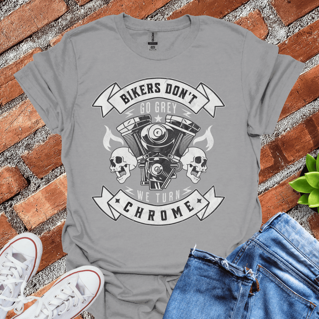 We Turn Chrome (Skulls) T-Shirt