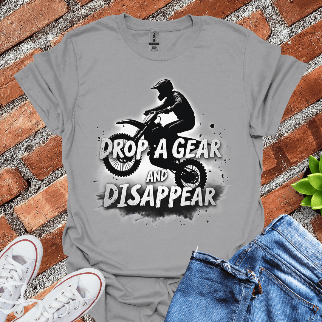 Drop a Gear Dirtbike T-Shirt