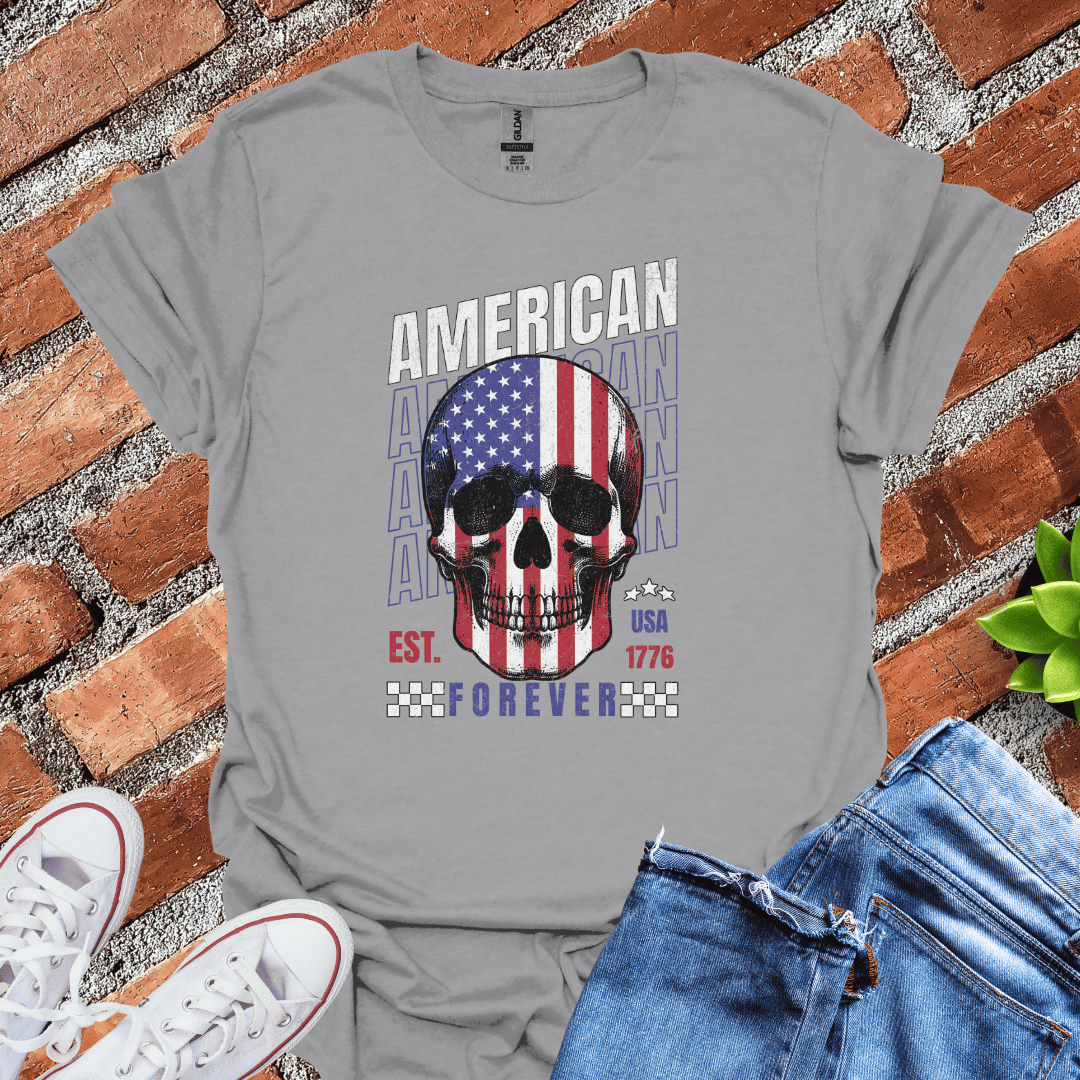 American Skull T-Shirt