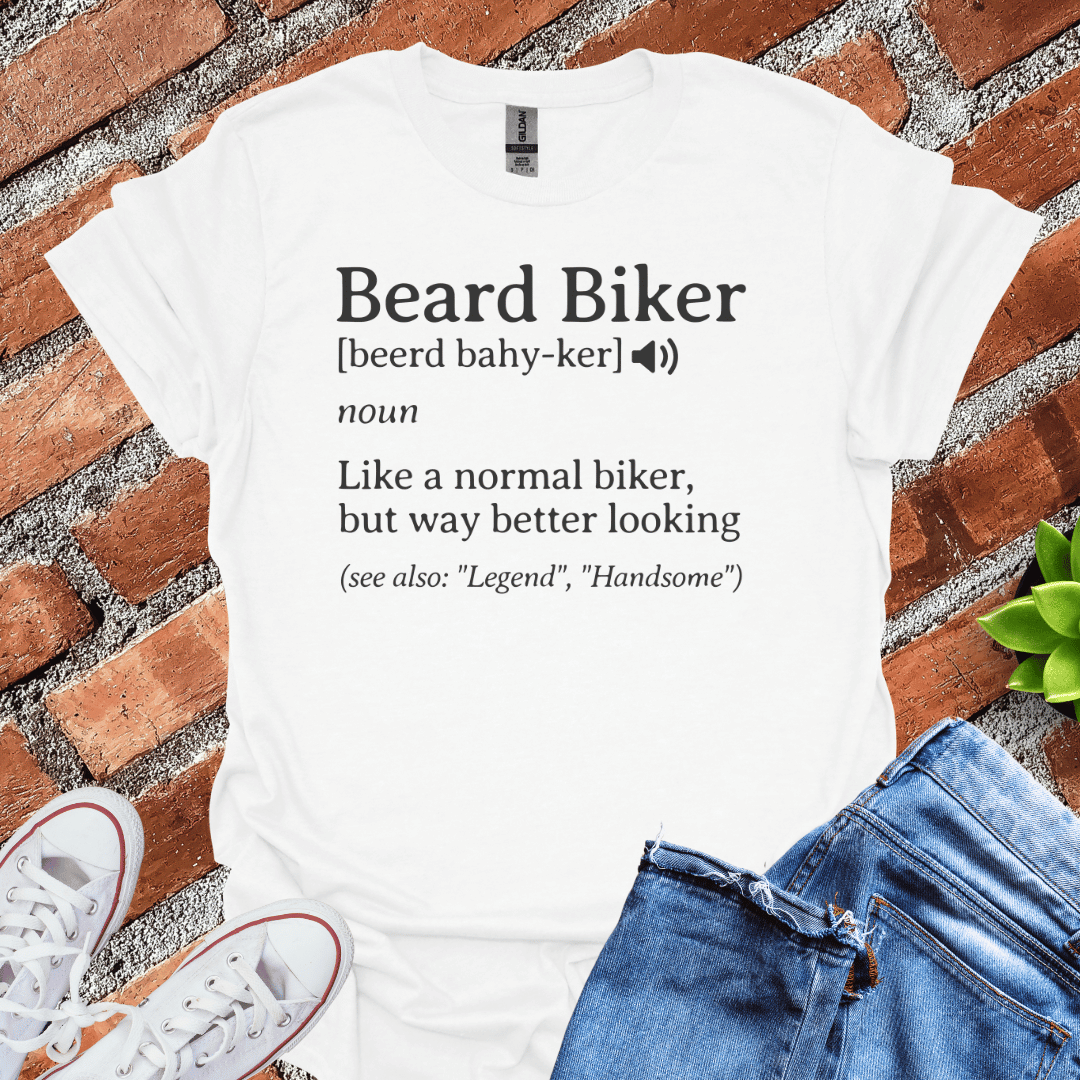 Beard Biker Definition T-Shirt