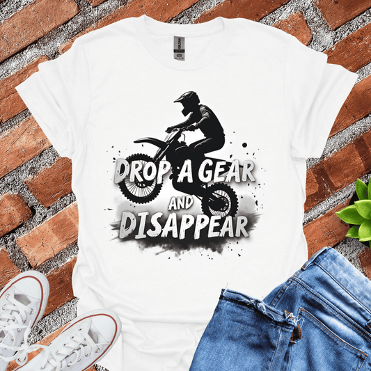 Drop a Gear Dirtbike T-Shirt