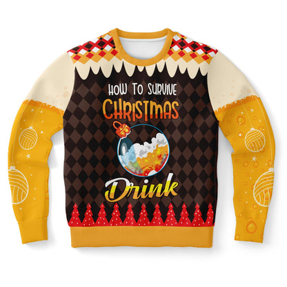 How to Survive Christmas Ugly Christmas Sweater